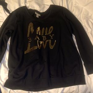 Graphic Maternity Sweater